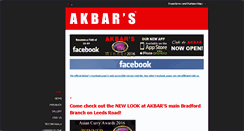 Desktop Screenshot of akbars.co.uk