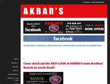 Tablet Screenshot of akbars.co.uk